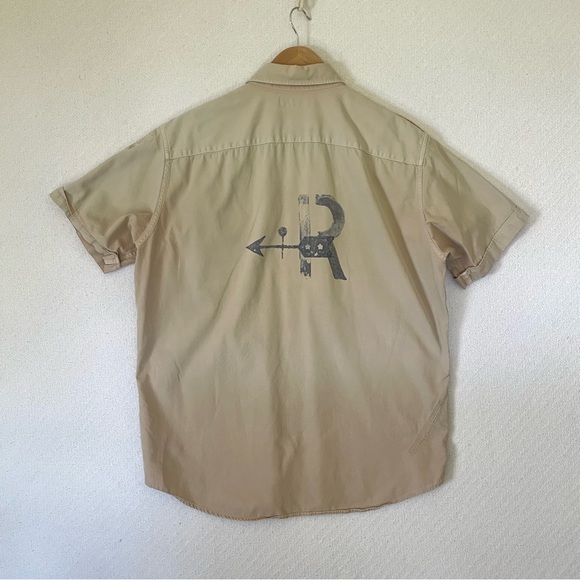 Polo Ralph Lauren Sportsman Fly Fishing Patchwork Shirt Men’s L Trapper Lake - Picture 7 of 16